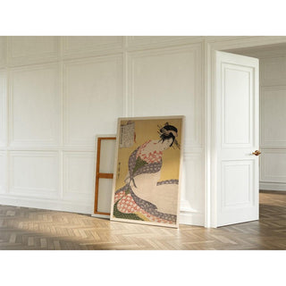 Shira-uchikake - Le surcot blanc - Kitagawa Utamaro | Reproduction Tableau Décoration murale affiche copie