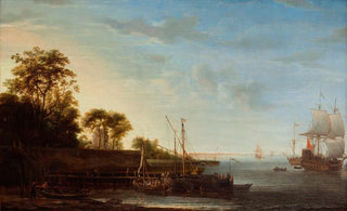 Simon de Vlieger - Stretch of coast by the Zuiderzee.webp