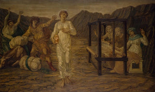 Sir Edward Coley BurneJones - Psyche set by Venus the Task.webp