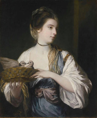 Sir Joshua Reynolds - Nancy Reynolds With Doves.webp