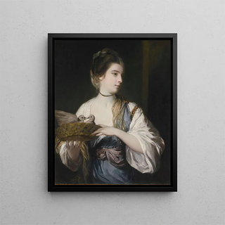 Sir Joshua Reynolds - Nancy Reynolds With Doves.webp