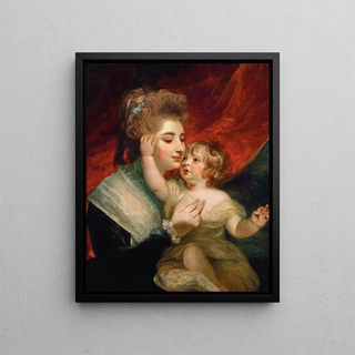 Sir Joshua Reynolds - Portrait of Lady Dashwood 17631796 and her son Henry George Mayne.webp