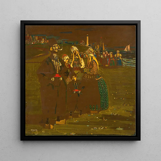 Souvenir de Hollande en attente de navires rentrants - Wassily Kandinsky