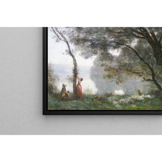 Souvenir de Mortefontaine de Jean-Baptiste-Camille Corot | Reproduction Tableau Décoration murale affiche copie