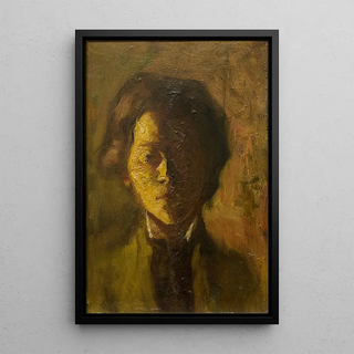 Stanisaw Ignacy Witkiewicz - Selfportrait in the mirror.webp