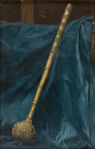 Stanisaw von Chlebowski - Study of a Turkish Mace from the 17th C.webp