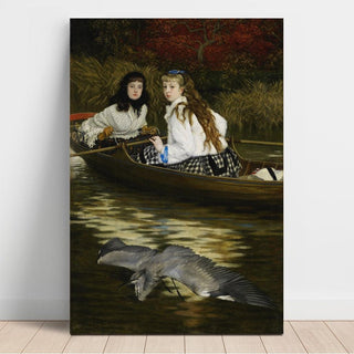Sur la Tamise, un héron - James Tissot | Reproduction Tableau Décoration murale affiche copie