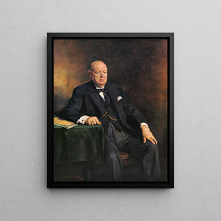 Tableau Winston Churchill - Oswald Hornby Joseph Birley | Reproduction Tableau Décoration murale affiche copie