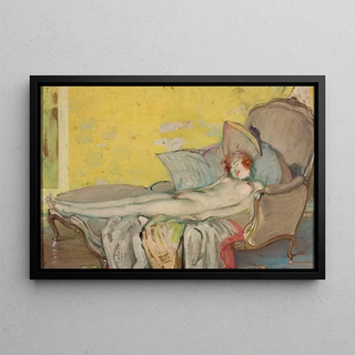 Tadeusz Makowski - Akt dziewczynki na kanapie.webp