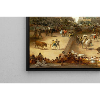 Tauromachie dans une arène divisée - Francisco de Goya | Reproduction Tableau Décoration murale affiche copie