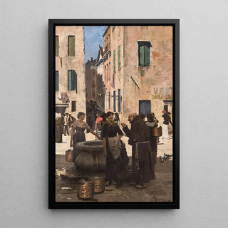 Teodor Axentowicz - At a water well.webp