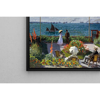 Terrasse à Sainte-Adresse de Claude Monet | Reproduction Tableau Décoration murale affiche copie