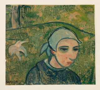 Tête d'une jeune bretonne - Émile Bernard