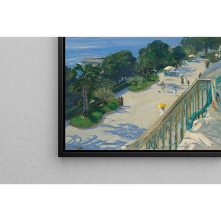 The Terrace, Cap d’Ail de Sir John Lavery | Reproduction Tableau Décoration murale affiche copie