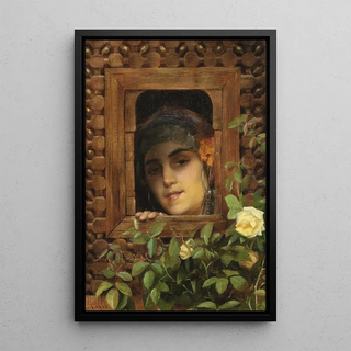 Theodoros Ralli - Young woman looking out the window.webp