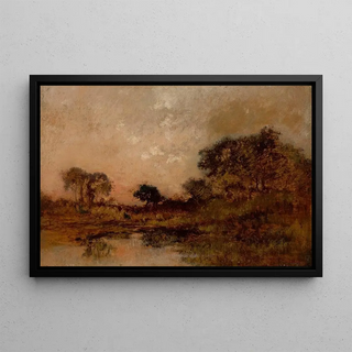 Thodore Rousseau - tang au crpuscule.webp