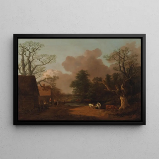 Thomas Gainsborough - Landscape with Milkmaid.webp