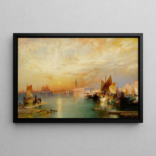 Thomas Moran - Sunset Santa Maria and the Ducal Palace Venice.webp