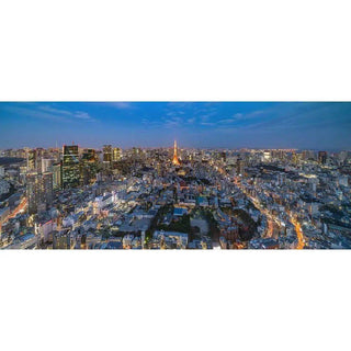 Tirage photo du Japon - Vue époustouflante de Tokyo depuis le musée Mori