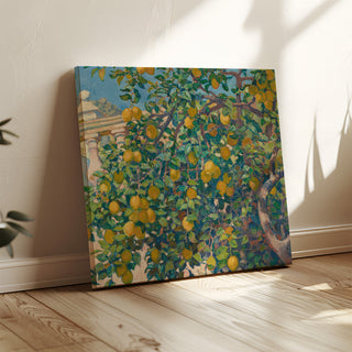 Kunstdruck | Zitronenbäume in La Mortola - Theo van Rysselberghe