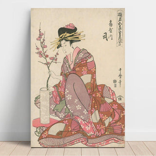 Tsukasa of Ogiya - Kitagawa Utamaro | Reproduction Tableau Décoration murale affiche copie