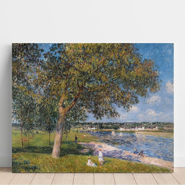 Reproduktion des Gemäldes Eine Walnuss im Feld von Thomery - Alfred Sisley