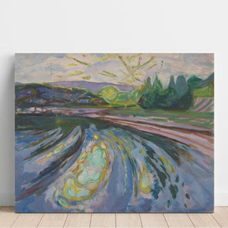 Vagues contre le rivage - Edvard Munch | Reproduction Tableau Décoration murale affiche copie