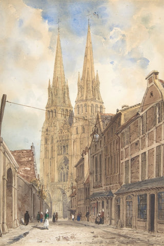 Vue de Bayeux – Thomas Shotter Boys 1832