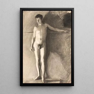 Vilhelm Hammershi - Stende mandlig model.webp