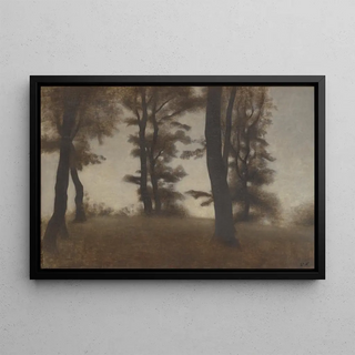 Vilhelm Hammershi - Tree Trunks Arresdal near Frederiksvrk North Zealand.webp