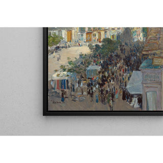Vue d'une ville du sud de la France - Childe Hassam | Reproduction Tableau Décoration murale affiche copie