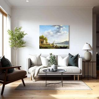 Vue de Bordeaux - Jacques-Raymond Brascassat | Reproduction Tableau Décoration murale affiche copie