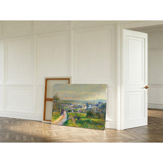 Vue de Saint-Ouen-l’Aumône - Camille Pissarro | Reproduction Tableau Décoration murale affiche copie