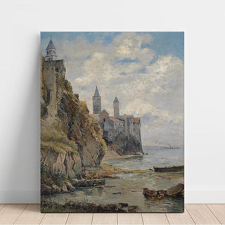 Vue de l'île de Rab - Marie Egner | Reproduction Tableau Décoration murale affiche copie