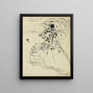 Wassily Kandinsky - Drawing after Blauer Fleck.webp