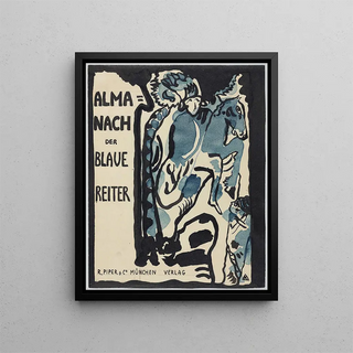 Wassily Kandinsky - Final design for the cover of the almanac The Blue Rider.webp