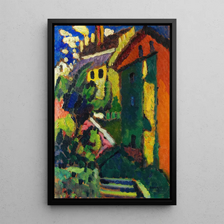Wassily Kandinsky - Treppe zum Schloss Murnau.webp