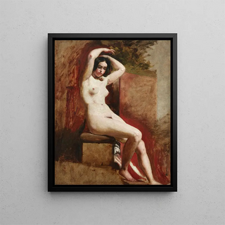 William Etty - Seated Academic Nude.webp