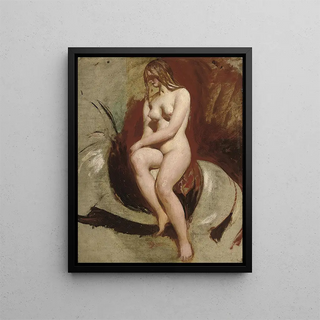 William Etty - Seated female nude.webp