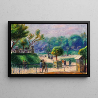 William James Glackens - The Balustrade Luxembourg Gardens.webp