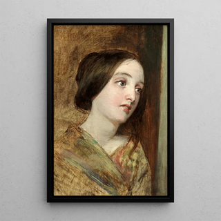 William Powell Frith - Study of a young girl.webp