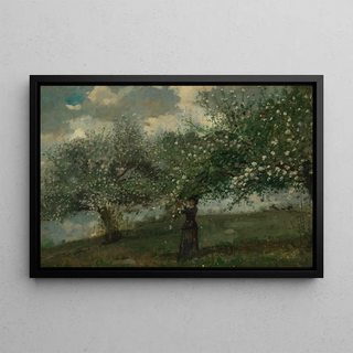 Winslow Homer - Girl Picking Apple Blossoms.webp