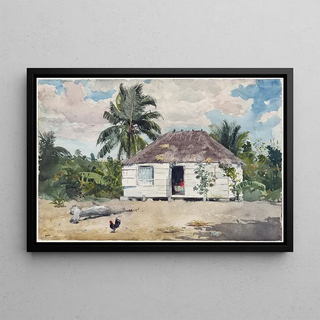 Winslow Homer - Native hut at Nassau.webp