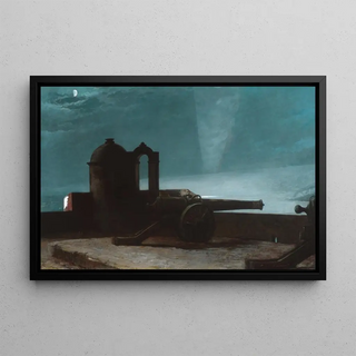 Winslow Homer - Searchlight on Harbor Entrance Santiago de Cuba.webp