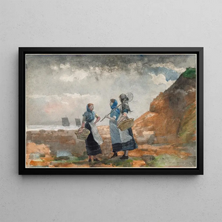 Winslow Homer - Three Fisher Girls Tynemouth.webp