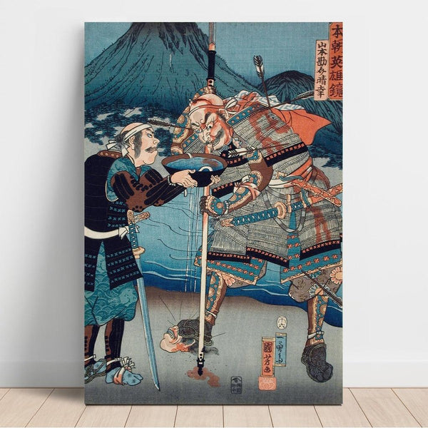Reproduktion des Gemäldes Yamamoto Kansuke Haruyuki - Utagawa Kuniyoshi