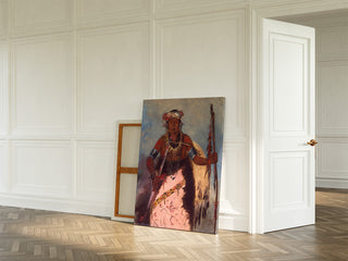 Kunstdruck | Notch-ee-nng-a No Heart Called White Cloud Chef de la tribu - George Catlin