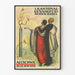 Vintage-Poster 1924 Festival des Gesangs 1. Kantonales Beider Basel Allschwil