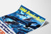 Vintage-Militärposter 1000 Bomberangriffe - Wanddekoration Poster