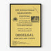 Vintage-Poster des Internationalen Orgel-Festivals von Barbarie 1995